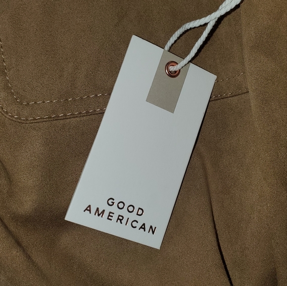 NWT GOOD AMERICAN CAMEL SHACKET. SIZE 6 - Picture 5 of 6